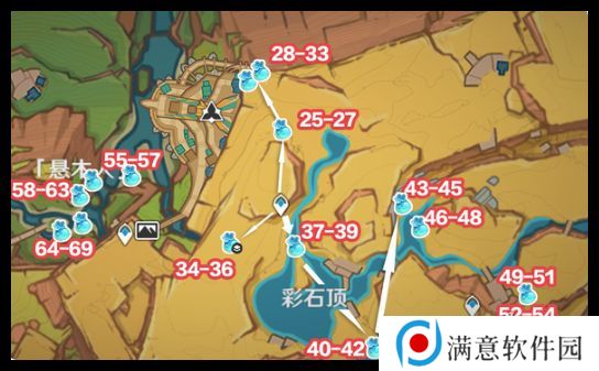 原神青蜜梅在哪里收集 青蜜梅采集路线[多图]图片3