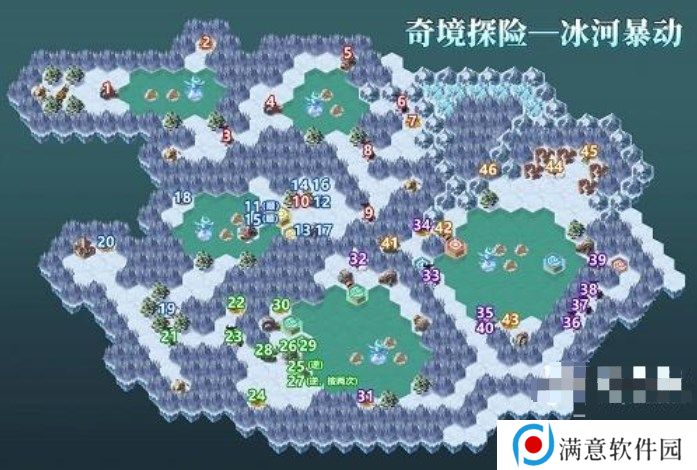 剑与远征冰河暴动攻略 冰河暴动通关路线图推荐