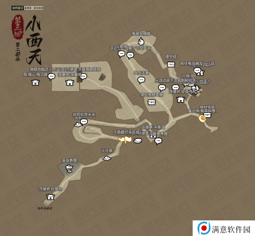 黑神话悟空新地图总汇   版本更新全区域地图路线图图片3