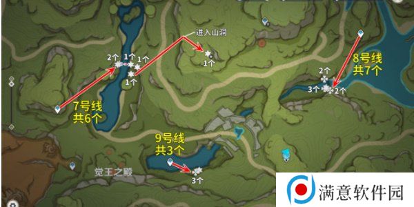 原神劫波莲采集位置分享 原神劫波莲采集分布图