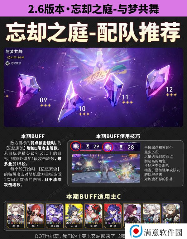 崩坏星穹铁道2.6忘却之庭配队阵容推荐 忘却之庭怎么配队[多图]图片2