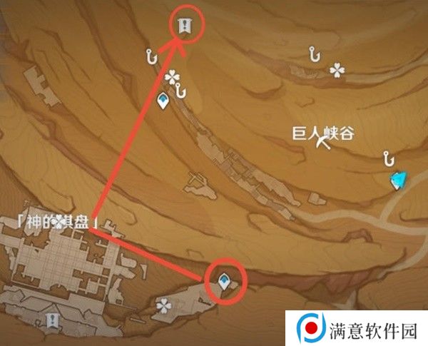 原神3.4版本圣章石柱位置大全 千壑沙地圣章石柱位置路线一览