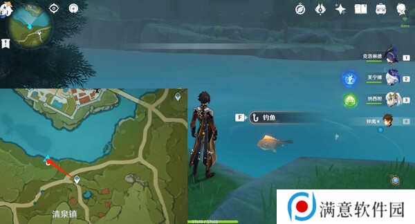 原神蒙德钓鱼位置分布情况 蒙德钓鱼八处分布情况攻略[多图]图片11