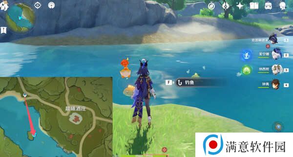 原神蒙德钓鱼位置分布情况 蒙德钓鱼八处分布情况攻略[多图]图片13