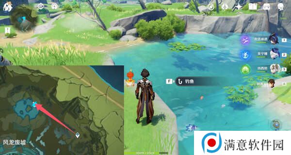 原神蒙德钓鱼位置分布情况 蒙德钓鱼八处分布情况攻略[多图]图片17