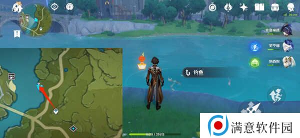 原神蒙德钓鱼位置分布情况 蒙德钓鱼八处分布情况攻略[多图]图片7