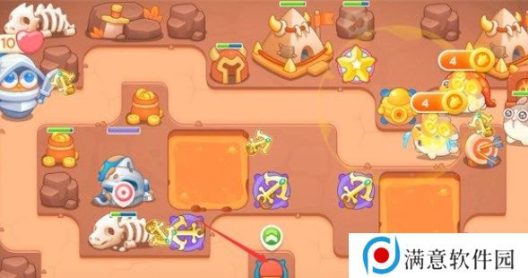 保卫萝卜4饿龙传说30关攻略 饿龙传说第30关图文通关流程