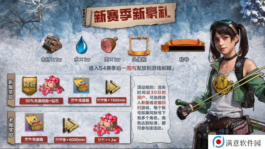 凛冬将至，末日求生，《荒野迷城》S4赛季即将开启