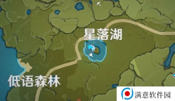 原神星落之地位置总汇 7个陨星碎屑收集地点坐标图图片5