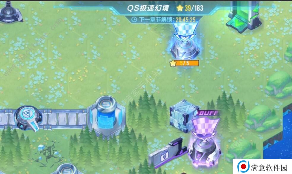 QQ飞车手游QS极速幻境幻镜双生第一章怎么过 幻镜双生第一章攻略图片1